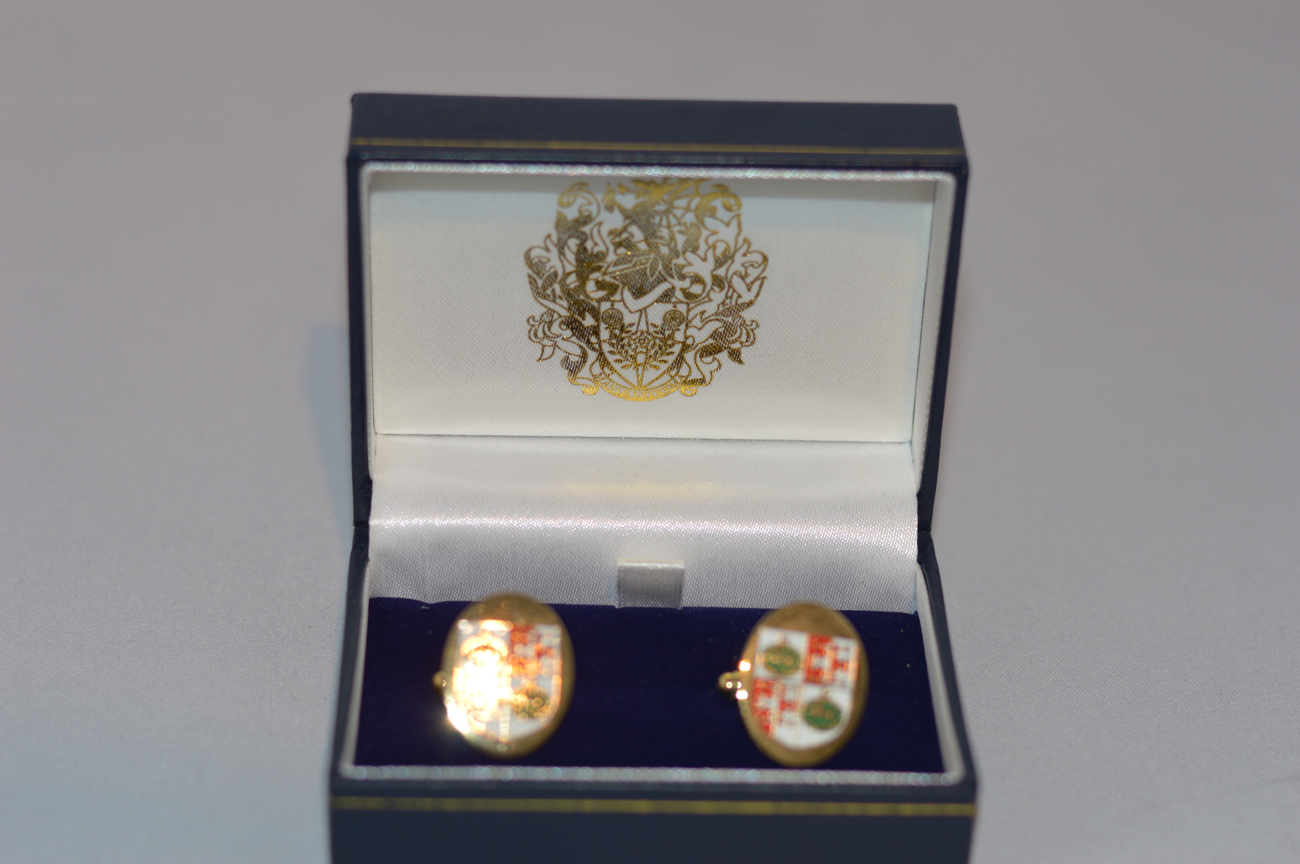 School Badge Cufflinks