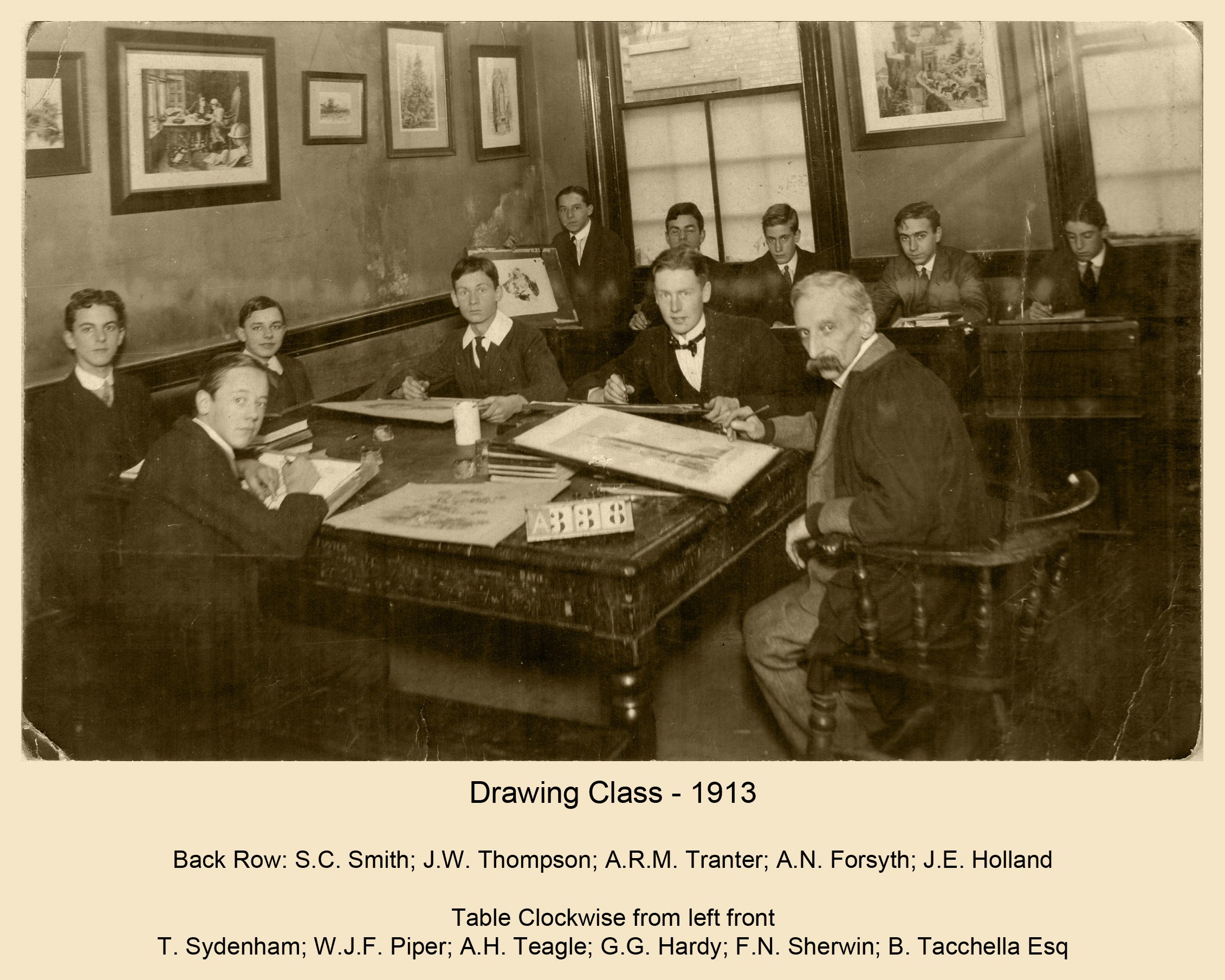 1913 - Drawing Class - B Tachella (1)