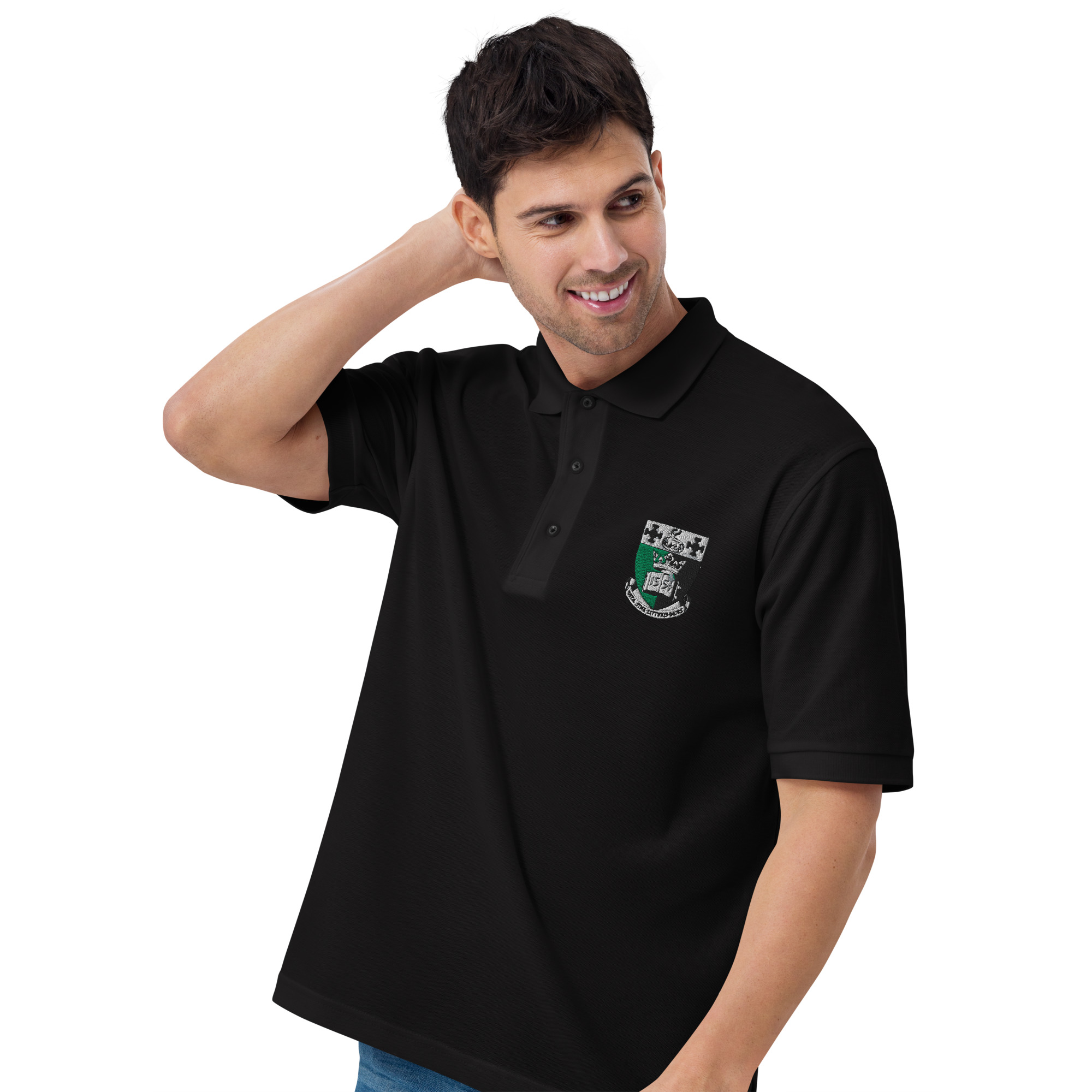 Men's Premium Embroidered Polo - Image 3