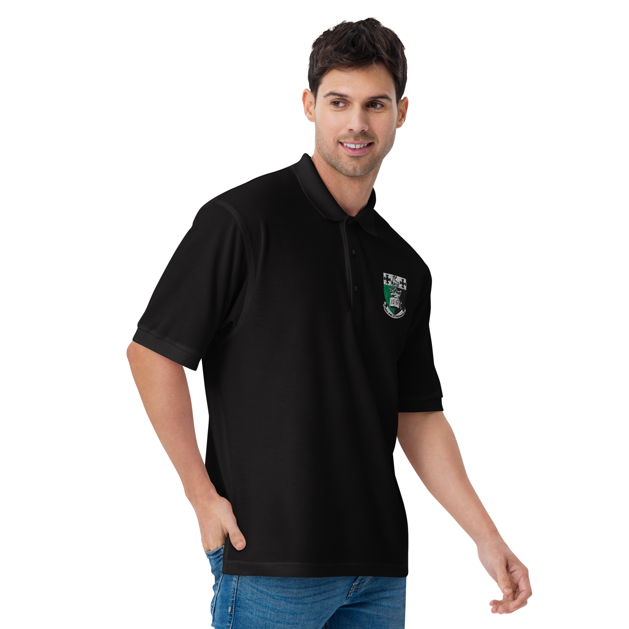 Men's Premium Embroidered Polo - Image 2