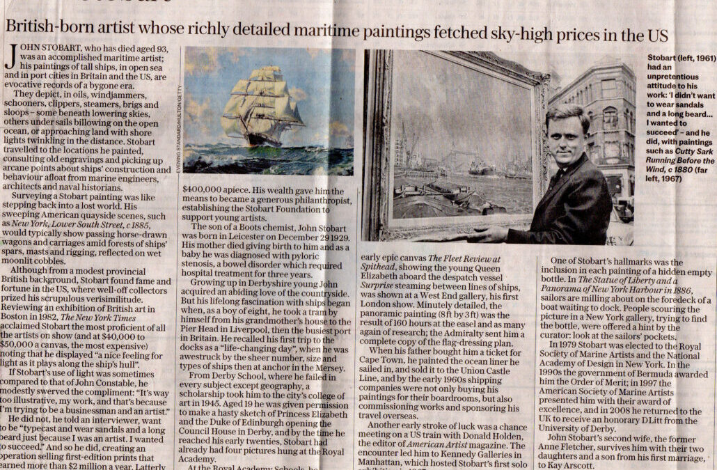 John Stobart OD – 1961-2023